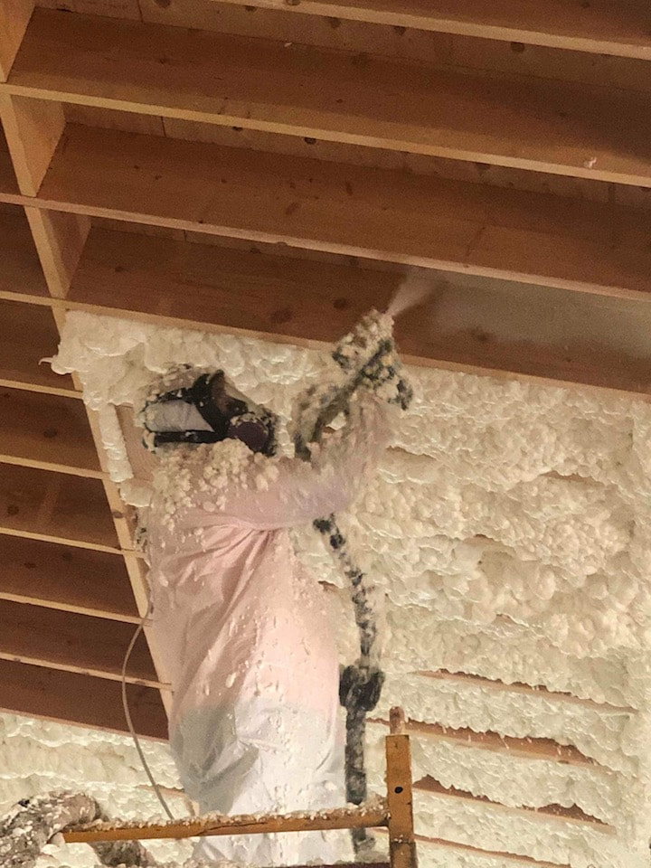 Installing Open-cell Spray Foam Insulation Naples, FL